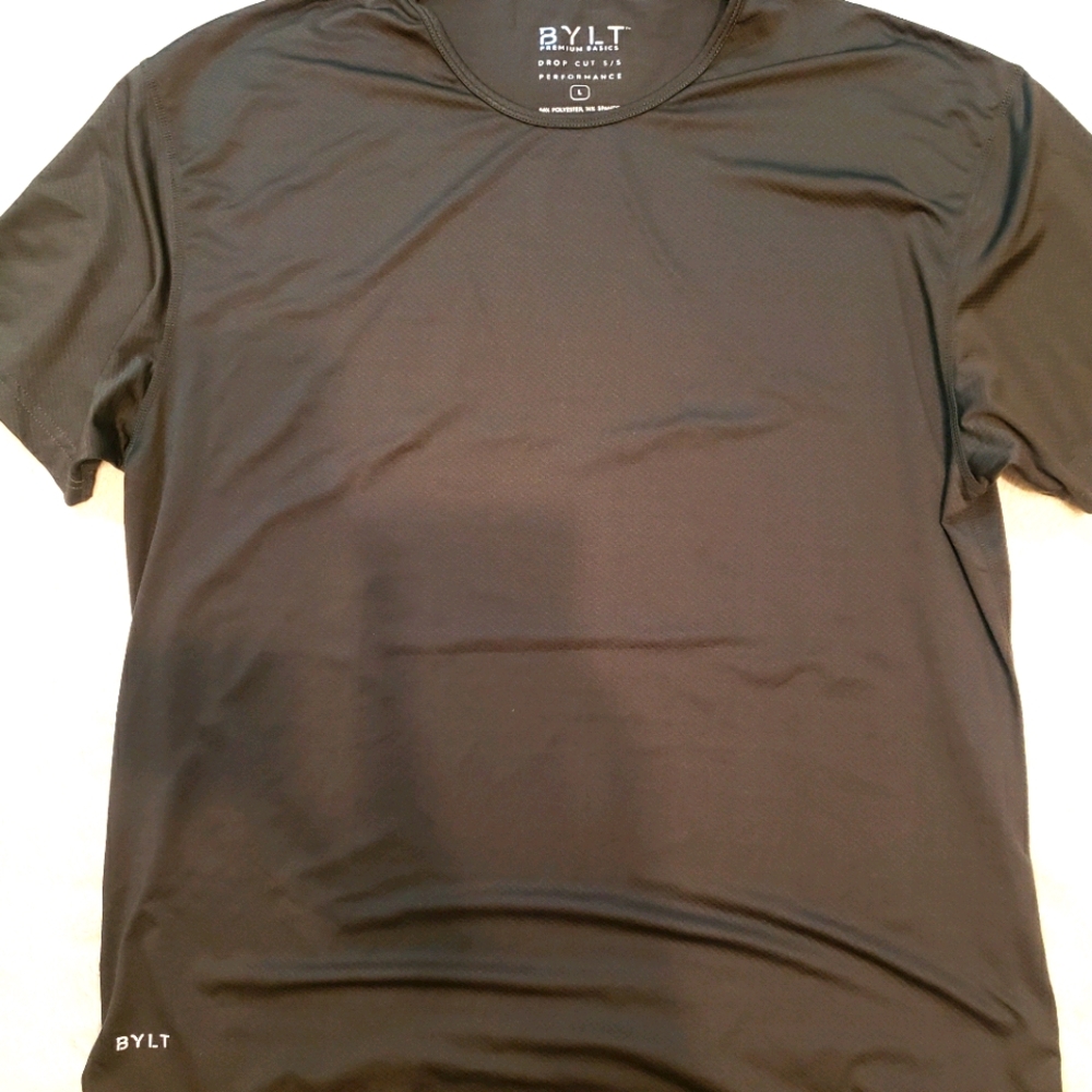 Men's L Bylt Forest Green Premium Basic Shirt